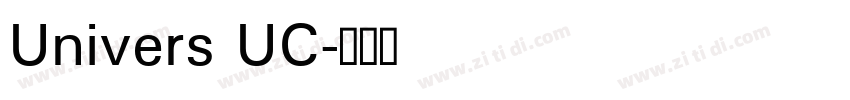 Univers UC字体转换